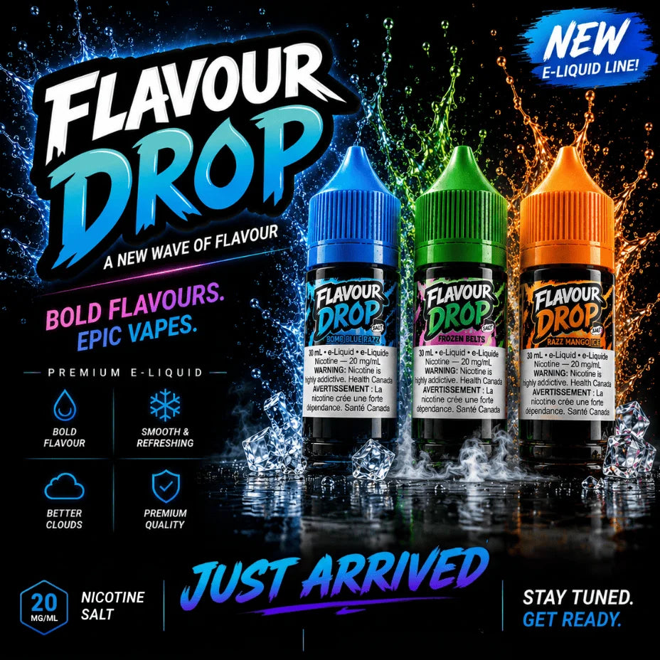 Flavour Drop Freebase E-Liquid – 60mL / 6mg